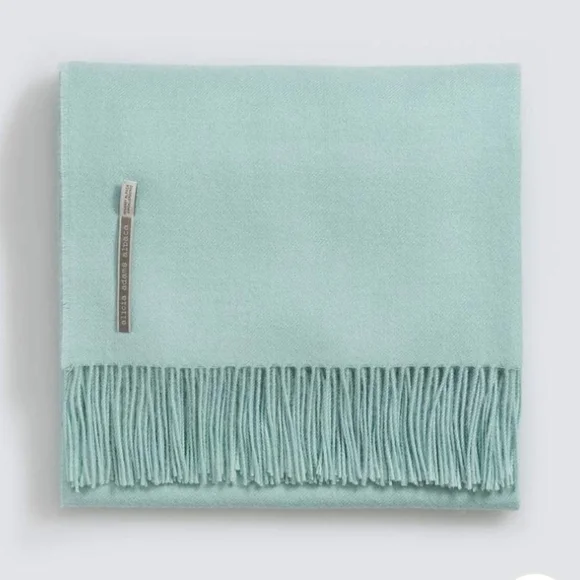 Alicia Adams Alpaca Light Aqua Throw Blanket